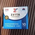 TESTOSTERONE CYPIONATE 250 (ZETTA) 10 ампул - 250мг/мл